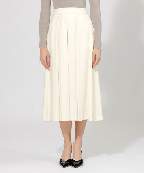 セール】 ウールフラノ フレアスカート （ロング・マキシ丈スカート