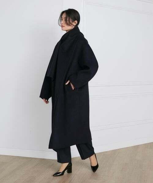 セール】 ストール風ラップリバーコート《la veille by SUPERIOR