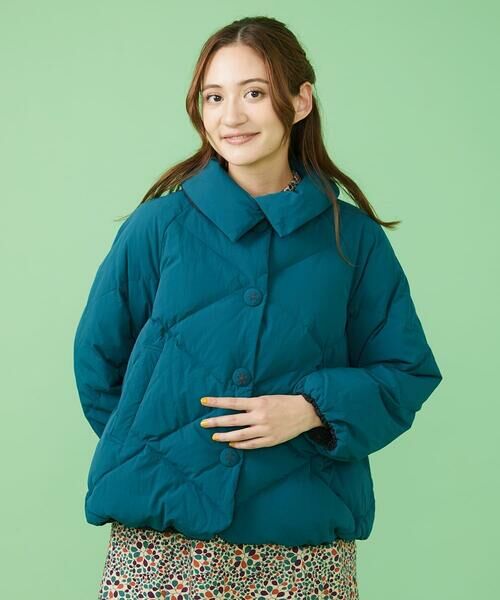 セール】 【2WAY】リバーシブルショートダウン （ダウンジャケット