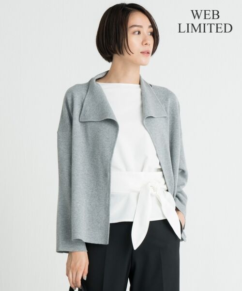 セール】 【マガジン掲載】ウールストレッチ ニットジャケット(検索