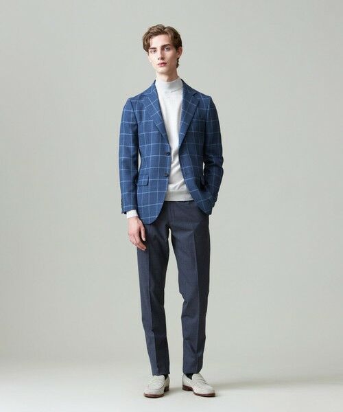 セール】 【NEWSTAGE】シルキーリファインドチェック ジャケット/総裏