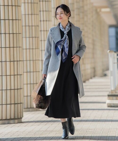 セール】 ネオアルティウールロングコート （ダッフルコート