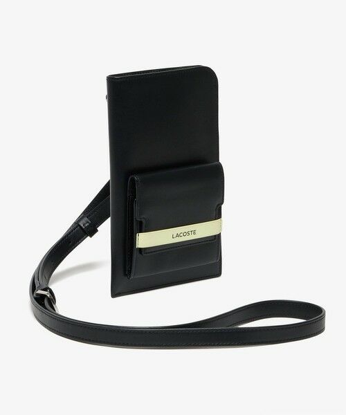 セール】 レザースマホポーチ （ショルダーバッグ）｜LACOSTE