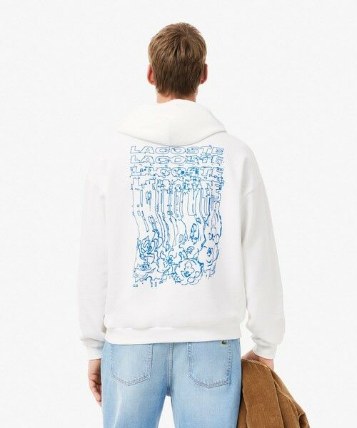 セール】 グラフィックバックプリントスウェットフーディー / 裏パイル