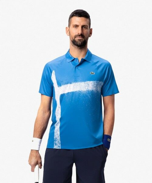 セール】 『ジョコビッチ』コートラインシームレスポロシャツ