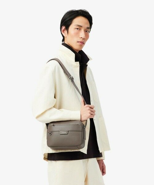 オシアン レザーレポーターバッグ （ショルダーバッグ）｜LACOSTE