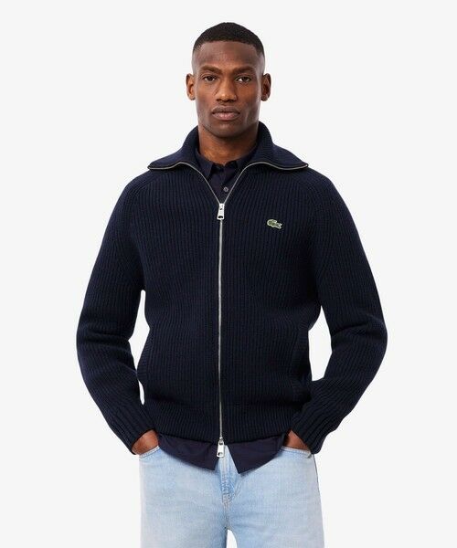 セール】 ミドルゲージハイネックジップウールセーター / ドライバーズ