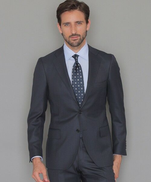 セール】 【NEW BRIDGE】Super110's グレンチェックスーツ