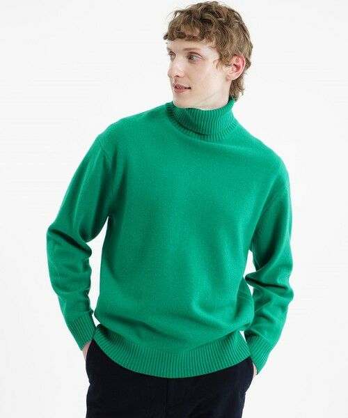 セール】 【WEB＆一部店舗限定】9G天竺 タートルネックニット （ニット