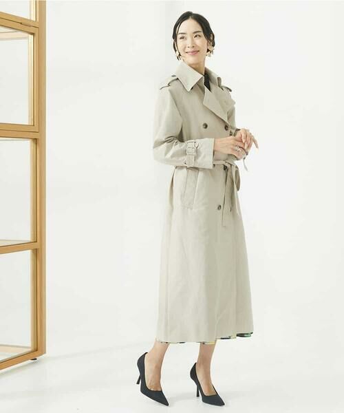 ロングトレンチコート （トレンチコート）｜MICHEL KLEIN / ミッシェル