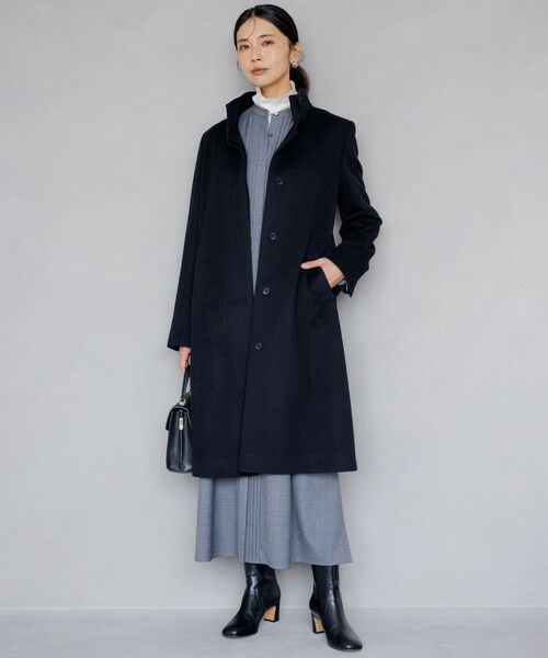 ウールカシミヤビーバー スタンドカラー コート （その他アウター