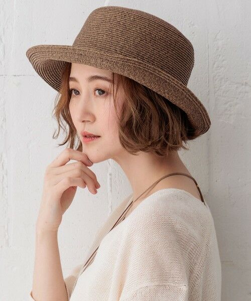 セール】 【洗える】ペーパーブレード バケット （ハット）｜23区