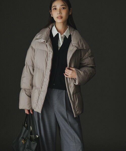 セール】 【Oggi掲載】シレータフタ ハイネック ショート ダウンコート