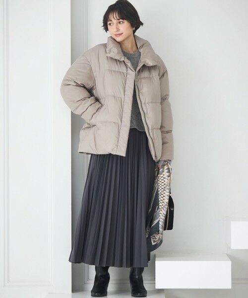 セール】 【Oggi掲載】シレータフタ ハイネック ショート ダウンコート