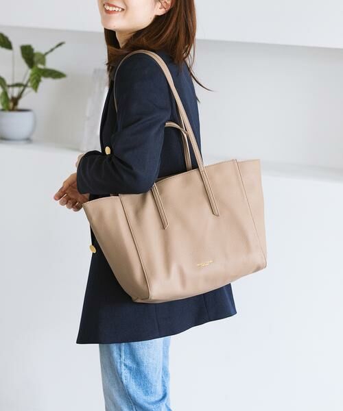 セール】 ソフトフェイクレザートートバッグ(大) （トートバッグ