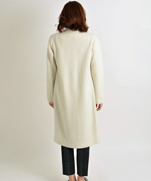 セール】 ジャージー チェスターコート(white)◇ （その他アウター