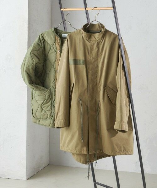 セール】 SHIPS NINE CASE:ミリタリー コート （ミリタリージャケット