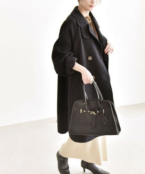 quaranciel: リバー スタンド & テーラード ダブルブレスト Aライン