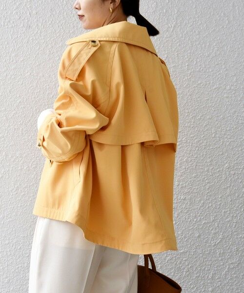 セール】 SHIPS any: 〈洗濯機可能〉ショート トレンチ コート