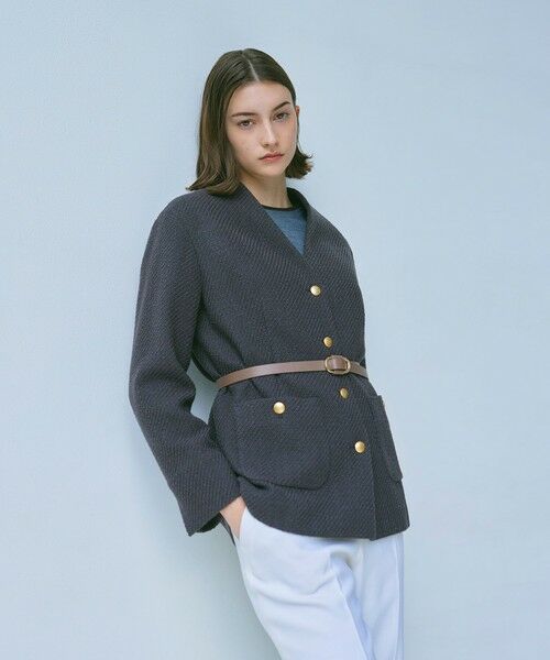 セール】 【Precious掲載】ソフトウールツイード ジャケット （その他