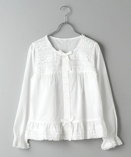 ローンフリルブラウス （シャツ・ブラウス）｜PINK HOUSE / ピンク