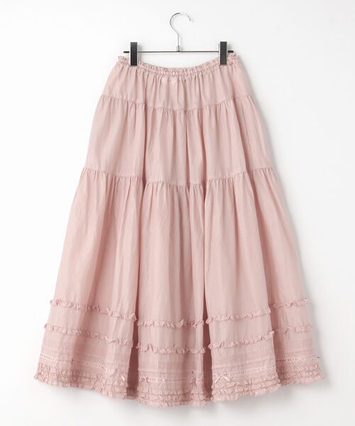 セール】 ローンフリルロングスカート （ロング・マキシ丈スカート