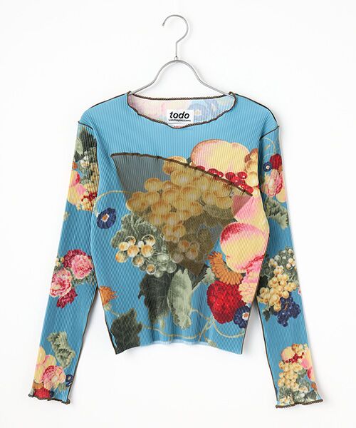 セール】 kotohayokozawa×PINK HOUSE GRAPHIC WAVE TOP （カットソー