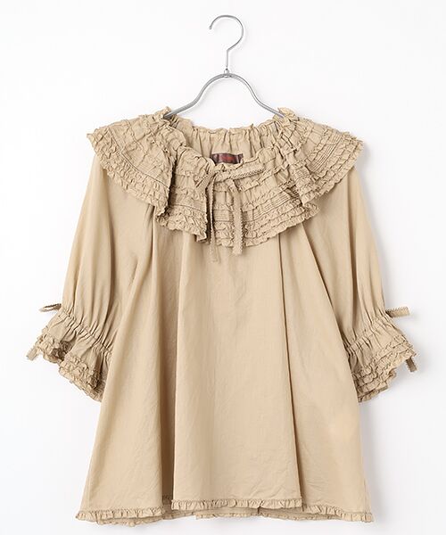 フリル襟付きブラウス （シャツ・ブラウス）｜PINK HOUSE / ピンク