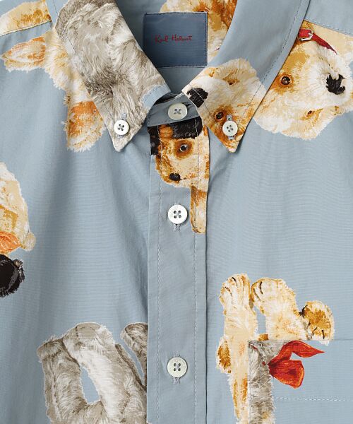 セール】 TEDDY HUNDプリントシャツブラウス （シャツ・ブラウス