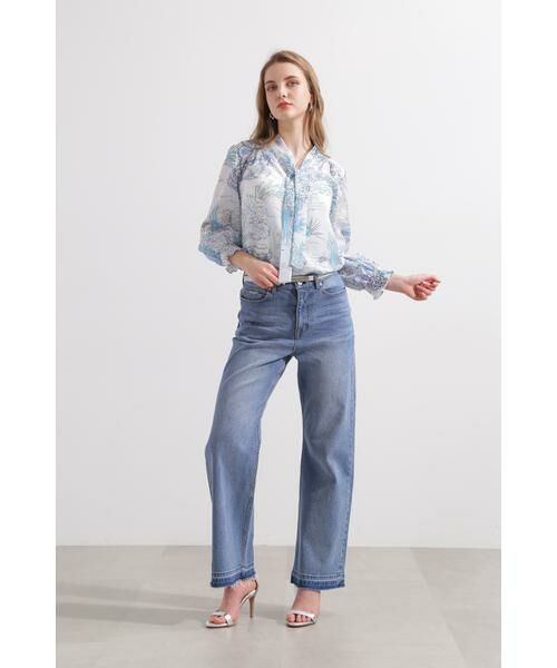 セール】 ◇ノーティカルプリントブラウス （シャツ・ブラウス