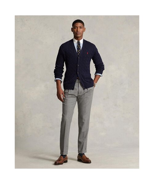 ケーブルニット コットン カーディガン （カーディガン・ボレロ