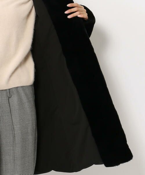 セール】 タフタファーコンビ ライトダウンコート （ダウンジャケット