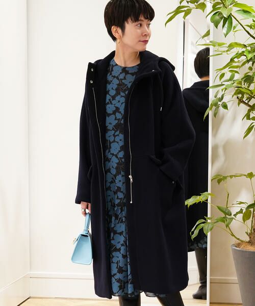 セール】 ブランケットウール フーデッドコート （その他アウター