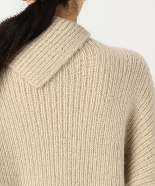 セール】 Lauren Manoogian コットンカシミヤリブ タートルネックプル