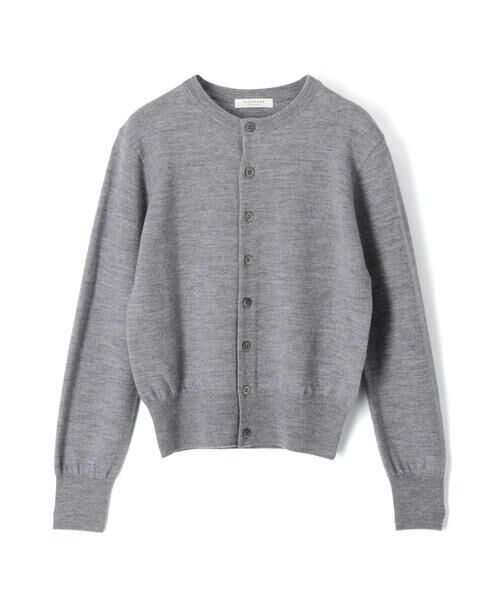 セール】 プレーンウール クルーネックカーディガン （カーディガン