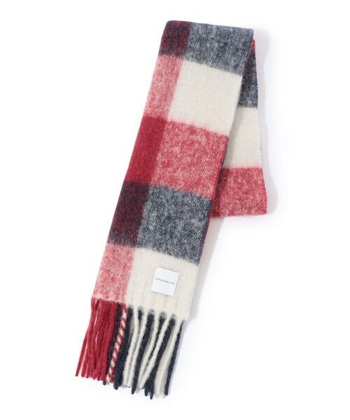 セール】 TOMORROWLAND アルパカチェックストール （マフラー