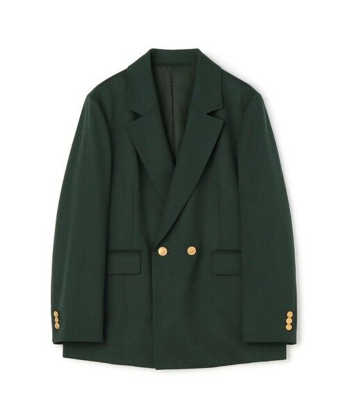 セール】 ウールギャバジン ダブルブレストジャケット （テーラード