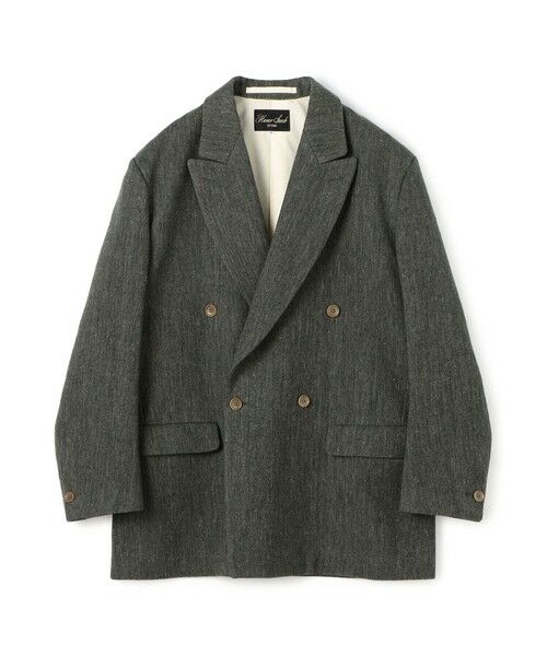 セール】 HAVERSACK ATTIRE ウールリネン ダブルブレステッド4B