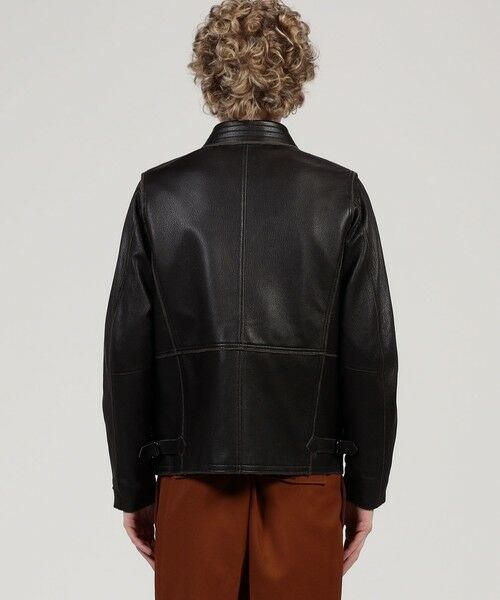 セール】 ゴートレザー ライダースジャケット （レザーブルゾン