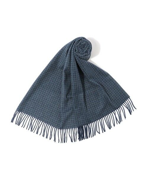 セール】 シルク ハウンドトゥース マフラー NOVARA （マフラー