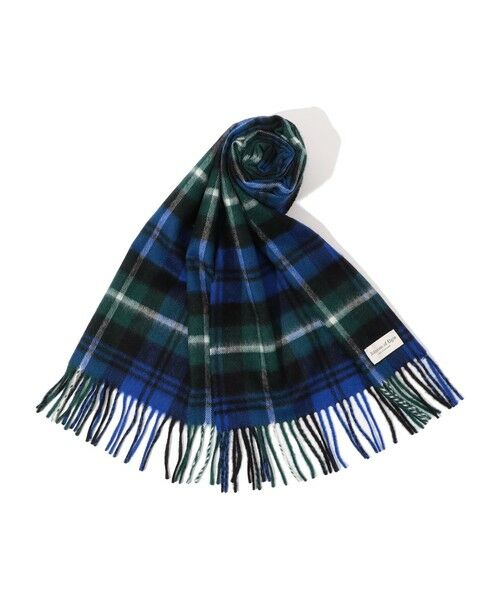 Johnstons of Elgin カシミヤ タータンチェックマフラー （マフラー