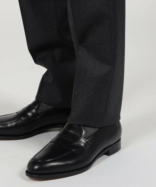 21マイクロン ウールツイル ノープリーツスラックス V.B.CANONICO