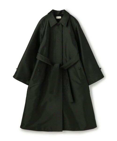 セール】 シルクポリエステルツイル ステンカラーコート （ステン