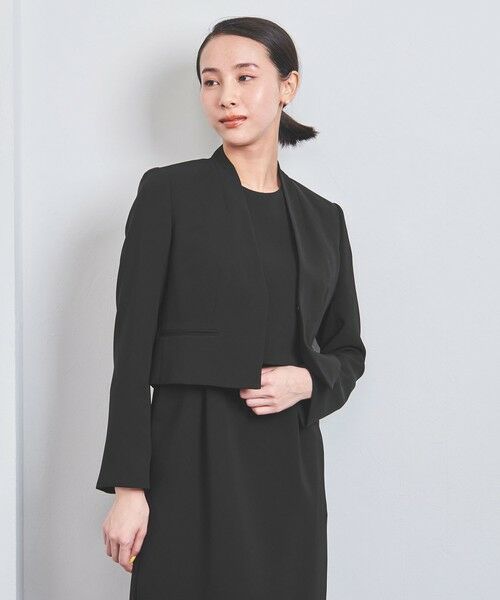 UNITED ARROWS＞フォーマル ノーカラー ジャケット P （ノーカラー