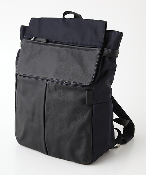 ナイロン×牛革コンビシリーズ リュックサック Mサイズ （リュック