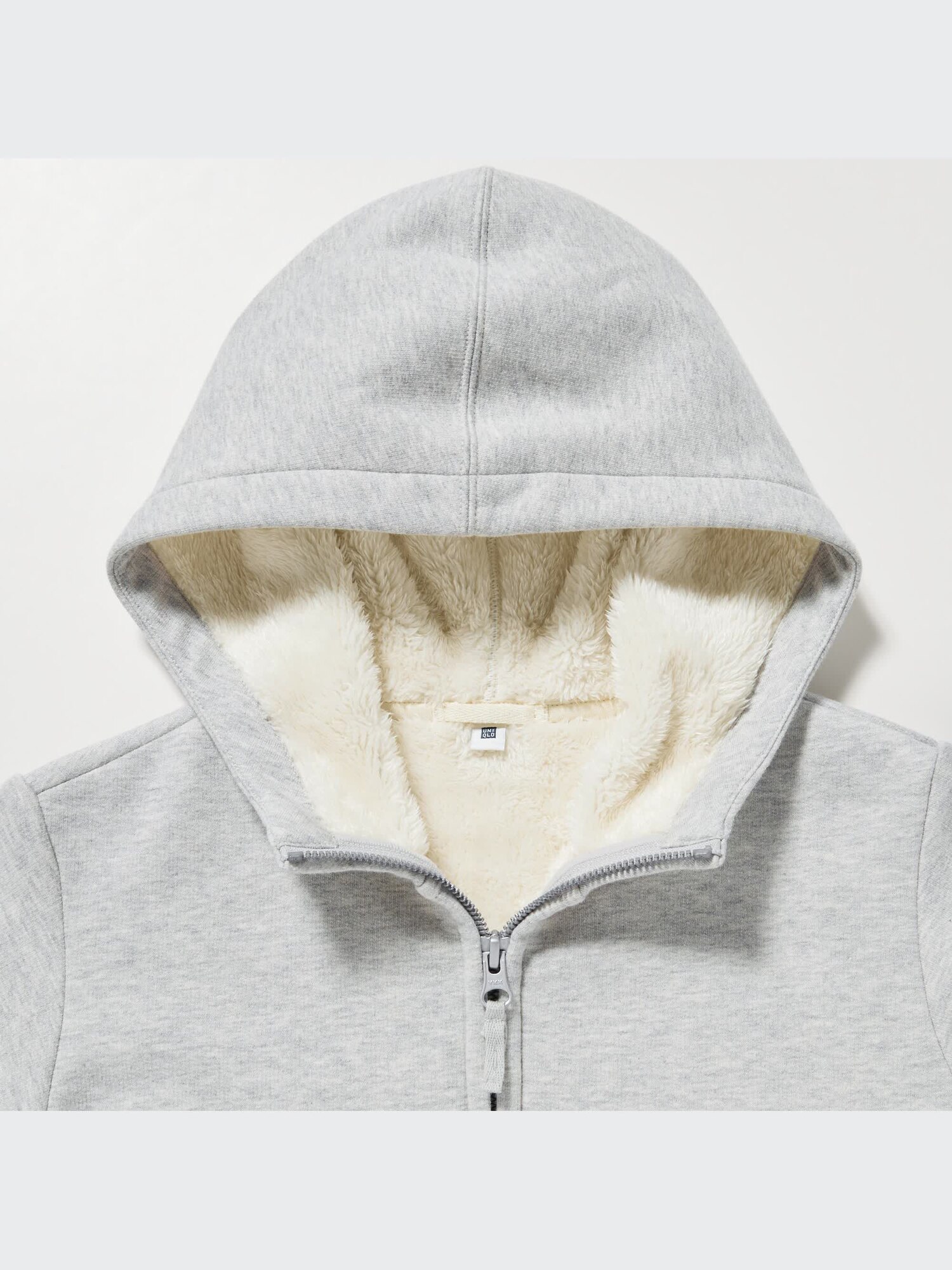 ユニクロ公式 | ボアスウェットフルジップパーカ