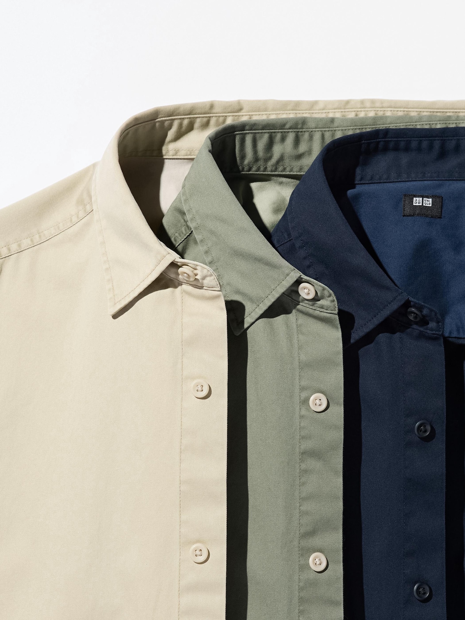 ユニクロ公式 | ツイルオーバーシャツ