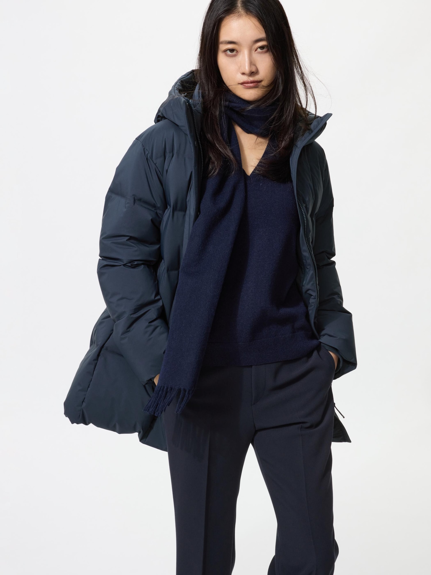 WOMEN シームレスダウンショートコート | UNIQLO UNIFORM