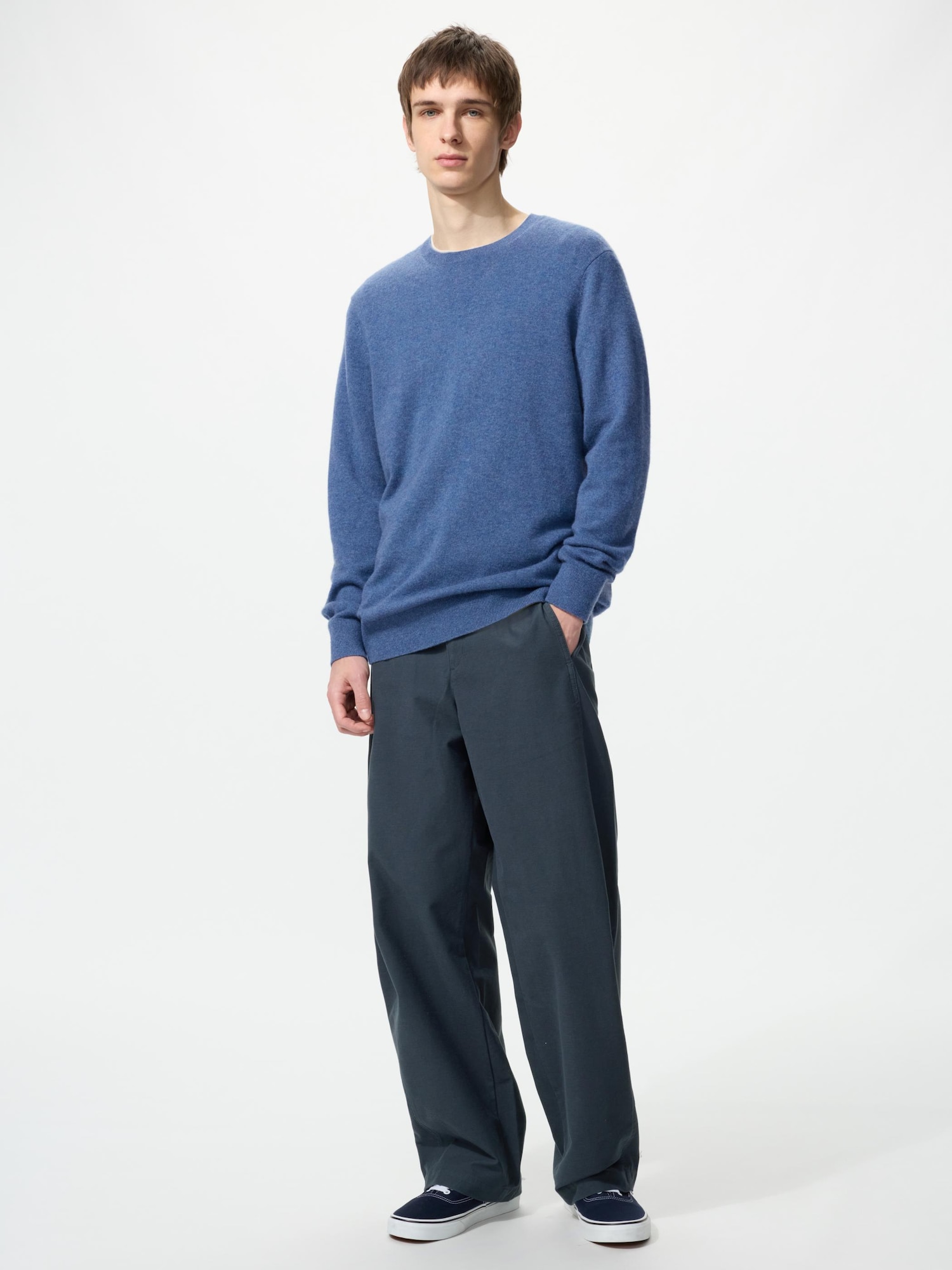 ユニクロ公式 | カシミヤクルーネックセーター