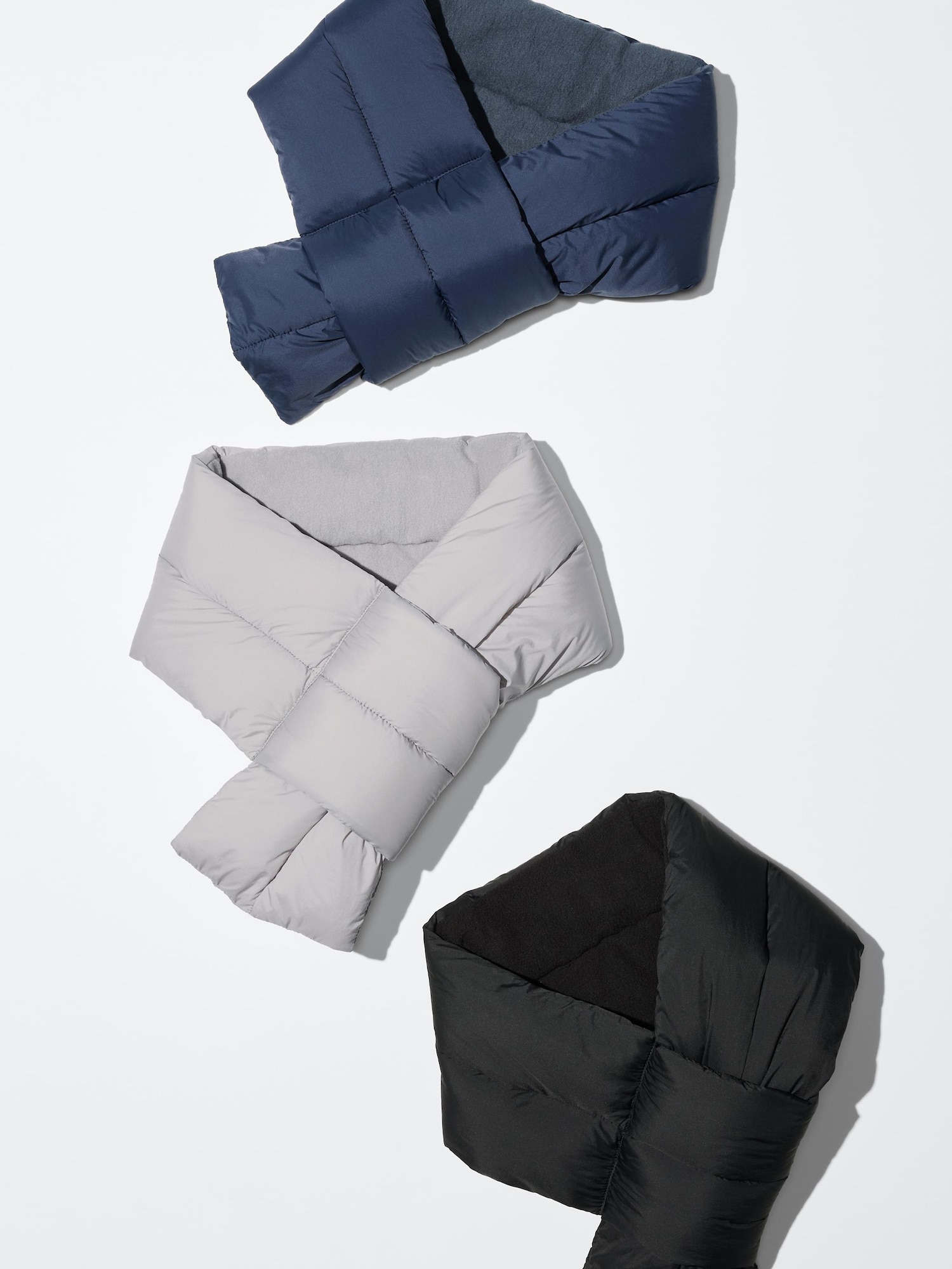 ユニクロ公式 | ヒートテックライニングパデッドマフラー